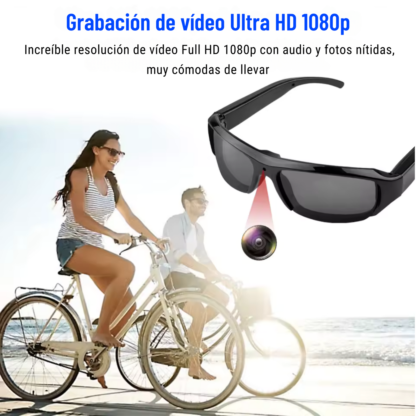 Gafas Cámara HD 1080P
